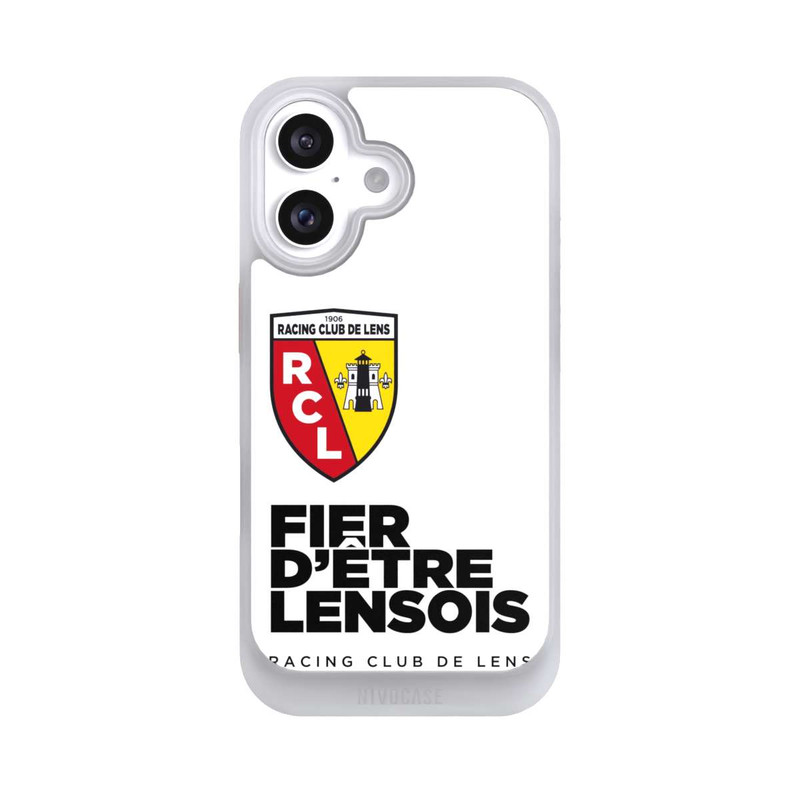 iPhone 16 NIVOcore RC Lens Fier D'être Lensois - Weiß