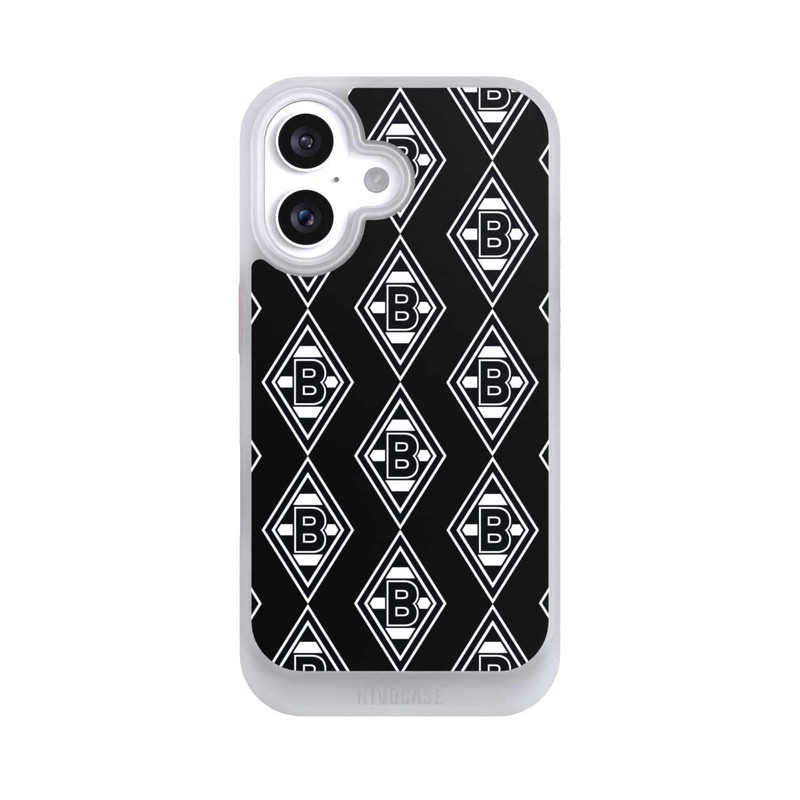 iPhone 16 NIVOcore Schwarze Rauten