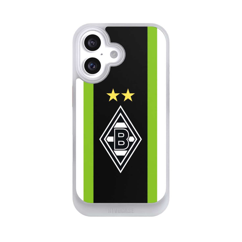 iPhone 16 NIVOcore Schwarzer Streifen 2 Sterne