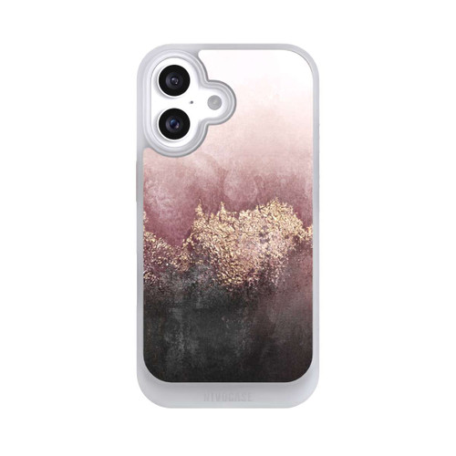 Apple iPhone 16 NIVOcore Rosa Himmelsstaub Golddruck
