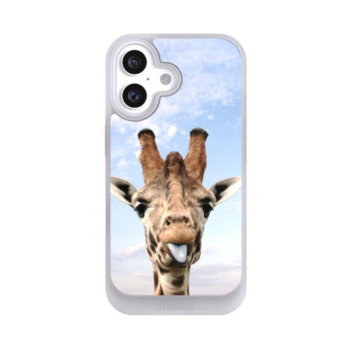 Apple iPhone 16 NIVOcore Giraffe auf der Straße