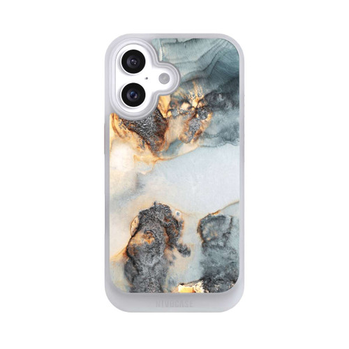 Apple iPhone 16 NIVOcore Flutwellen Golddruck
