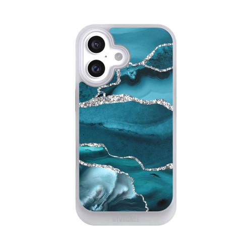 Apple iPhone 16 NIVOcore Gletscher Eis Marmor