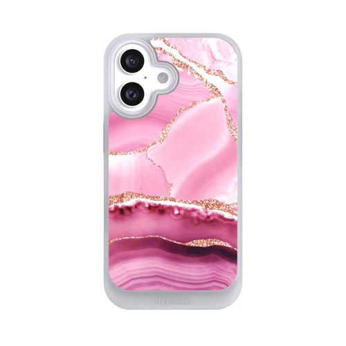 Apple iPhone 16 NIVOcore Meerjungfrauen Pink Marmor