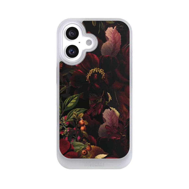 iPhone 16 NIVOcore Dark Flower Meadow