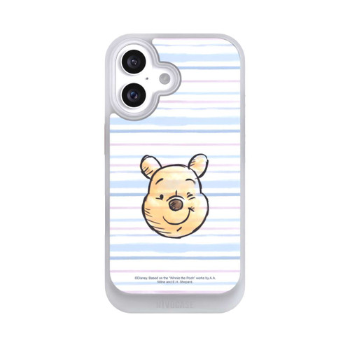 Apple iPhone 16 NIVOcore Winnie Puuh auf Streifen