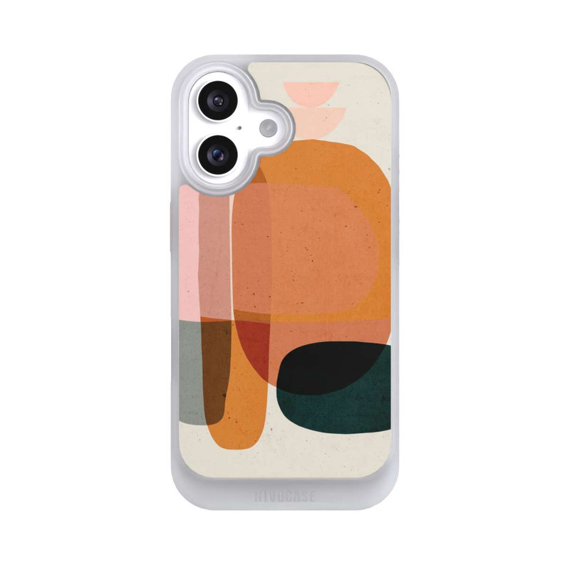 iPhone 16 NIVOcore Abstraktes Blush
