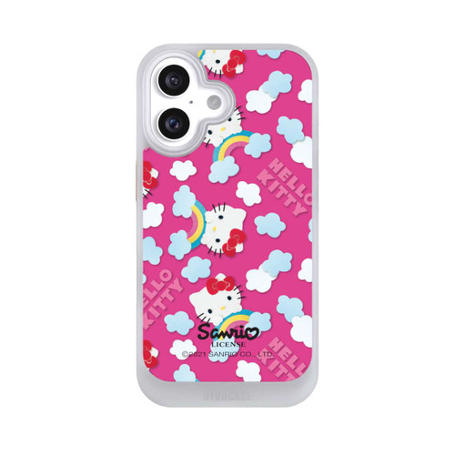 Apple iPhone 16 NIVOcore Hello Kitty Regenbogenmuster