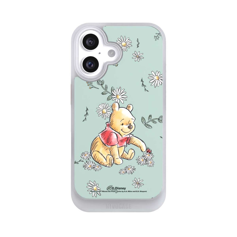 iPhone 16 NIVOcore Winnie Puuh Gänseblümchen und Käfer Liebe