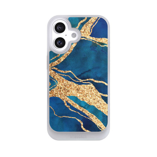 Apple iPhone 16 NIVOcore Edelstein Blaugold