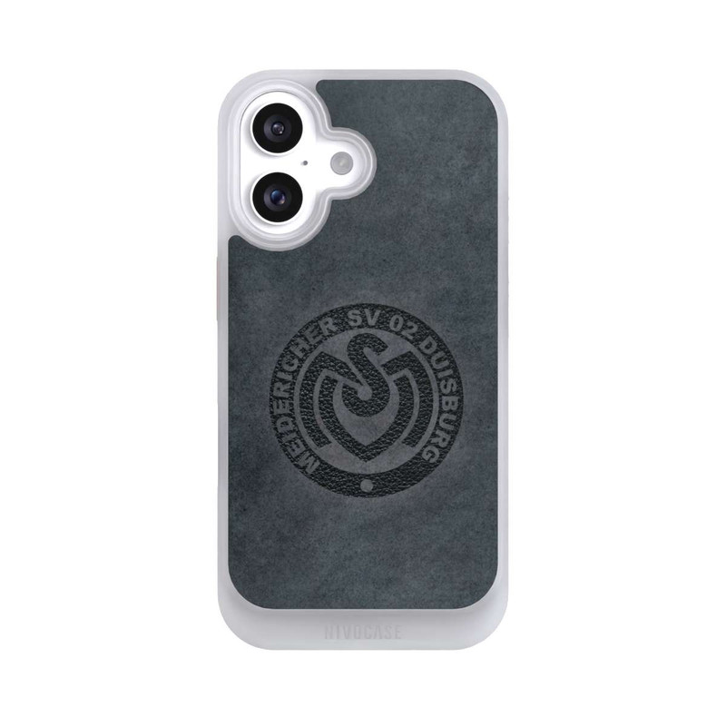 iPhone 16 NIVOcore Leder und Beton MSV