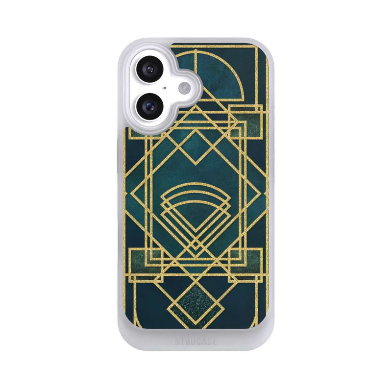 iPhone 16 NIVOcore Art Deco Quadrat
