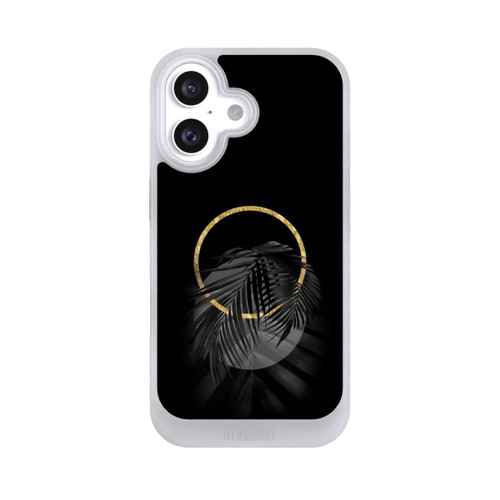 Apple iPhone 16 NIVOcore Black Tropical Leaf