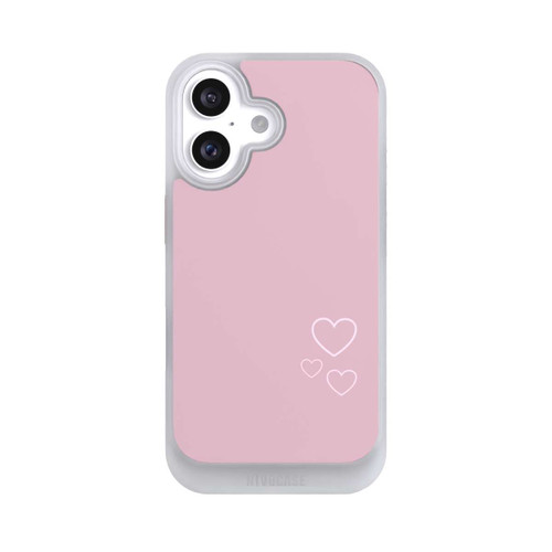 Apple iPhone 16 NIVOcore Pink little hearts