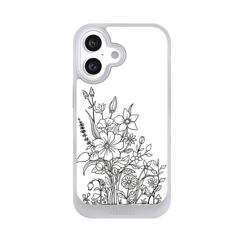 iPhone 16 NIVOcore Flowers Line Art