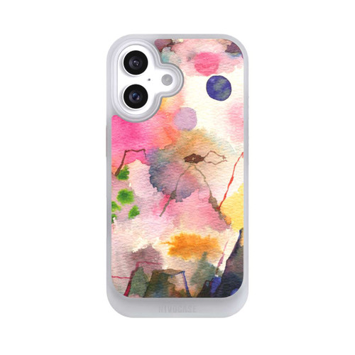 Apple iPhone 16 NIVOcore Aquarell bunte Berge
