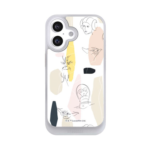 Apple iPhone 16 NIVOcore Dessin de ligne "Bright Side