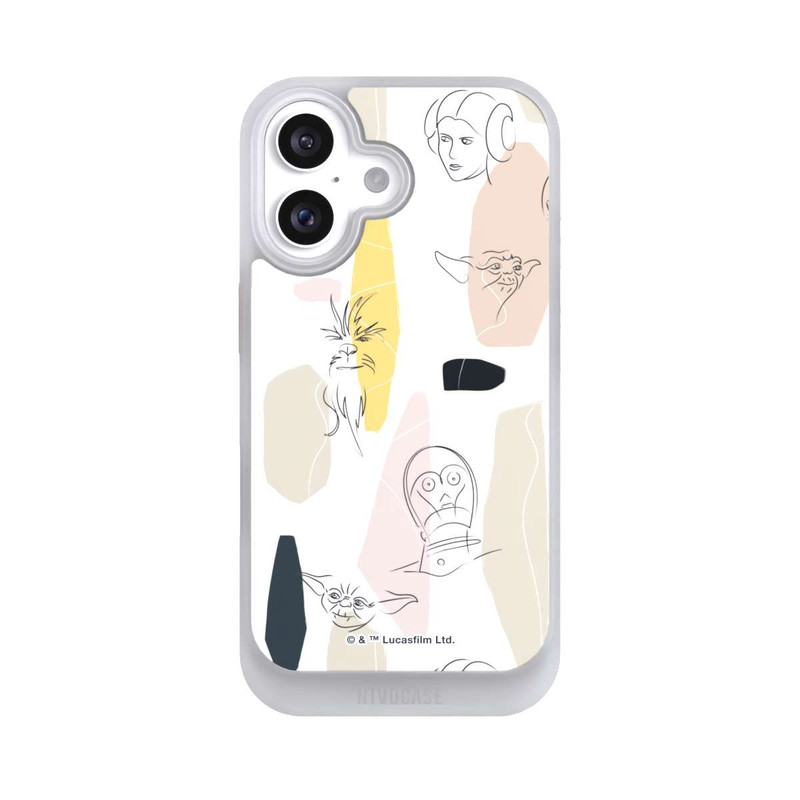 iPhone 16 NIVOcore Dessin de ligne "Bright Side