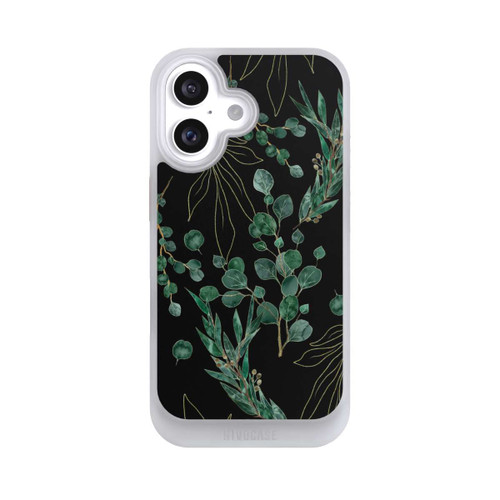 Apple iPhone 16 NIVOcore Eucalyptus Leaves black