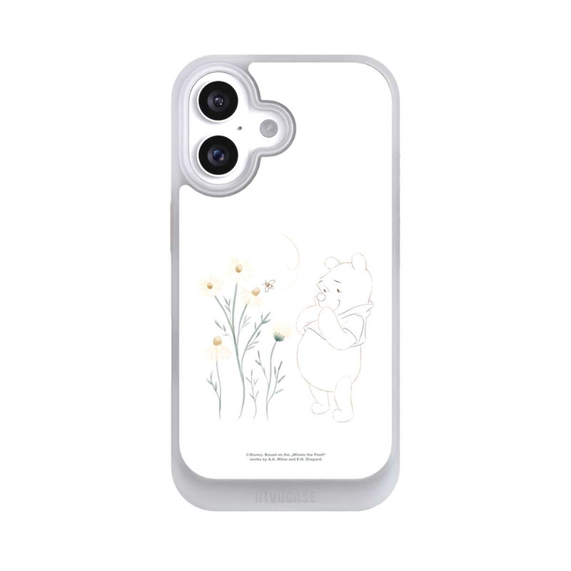 iPhone 16 NIVOcore Winnie Pooh regarde les marguerites