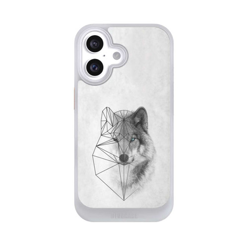 Apple iPhone 16 NIVOcore Polygonaler Wolf