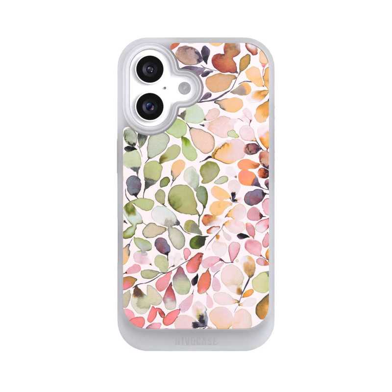 iPhone 16 NIVOcore Feuillu Nature Campagne Eucalyptus