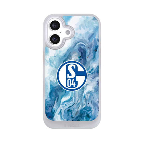 Apple iPhone 16 NIVOcore Schalke 04 Flüssig Blau