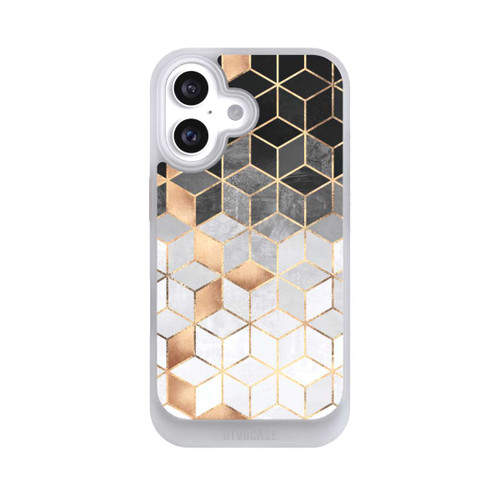 Apple iPhone 16 NIVOcore Würfel dunkel und gold