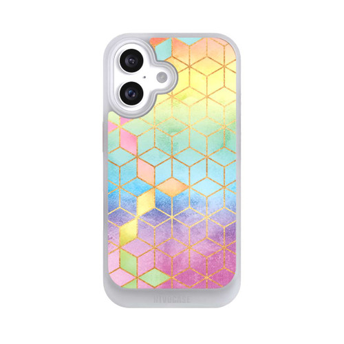 Apple iPhone 16 NIVOcore Regenbogenwürfel