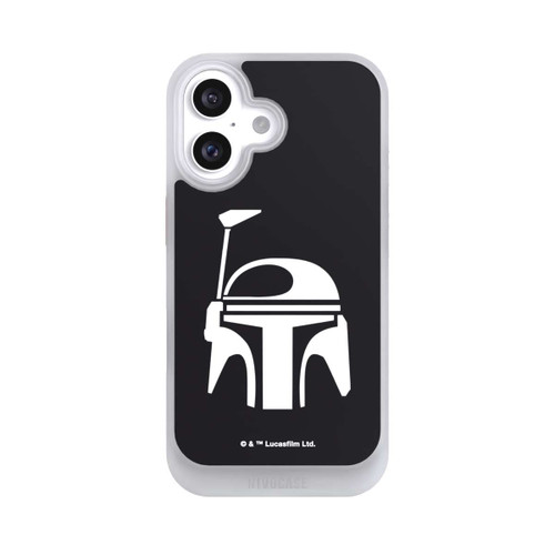 Apple iPhone 16 NIVOcore Boba Fett Helm Schwarz
