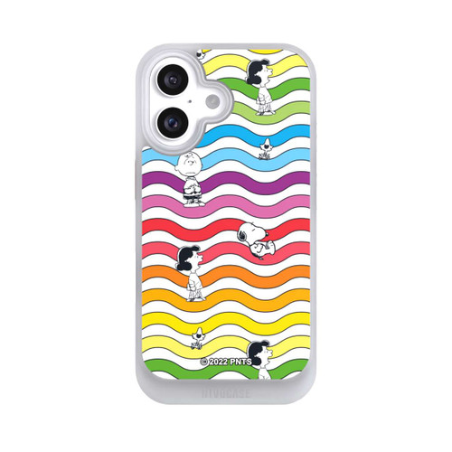 Apple iPhone 16 NIVOcore Snoopy Pattern Rainbow