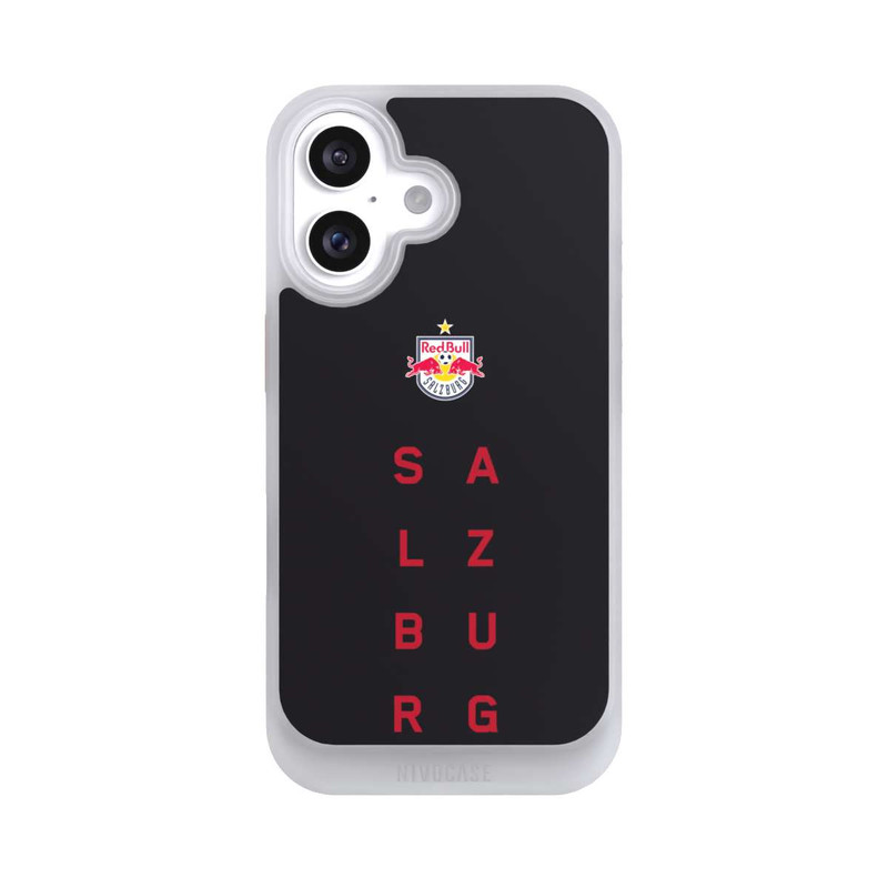 iPhone 16 NIVOcore FC RB Salzburg Schriftzug Rot