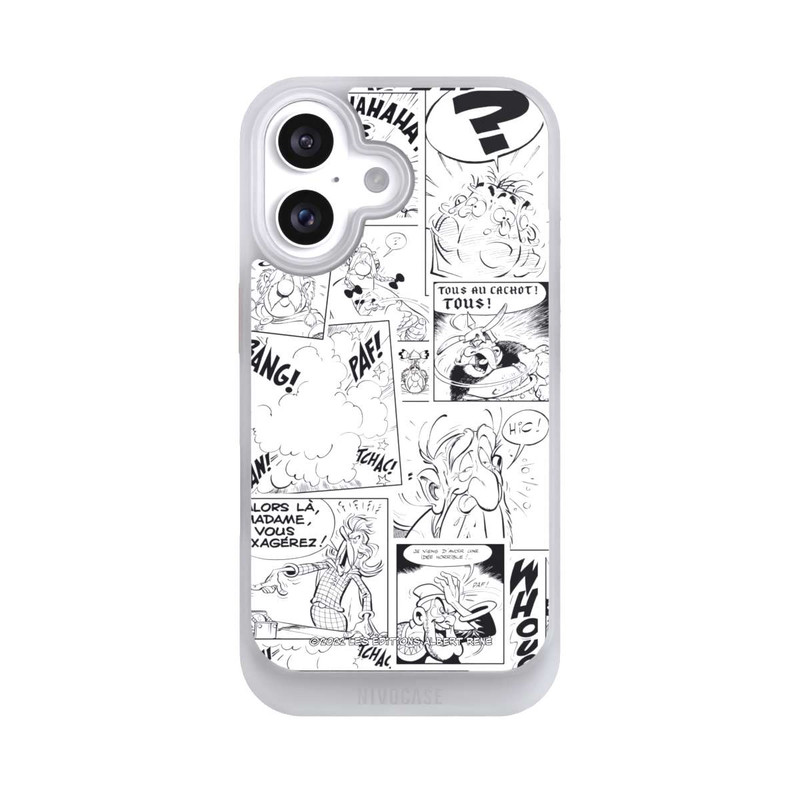 iPhone 16 NIVOcore BD Astérix Blanc & Noir