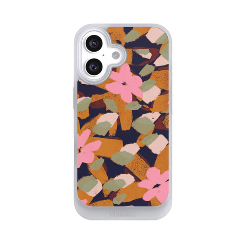 Apple iPhone 16 NIVOcore Pattern Fleurs Roses