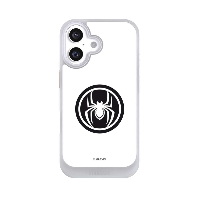 iPhone 16 NIVOcore Spider-Man Logo White