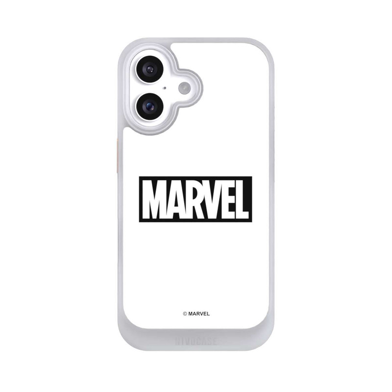 iPhone 16 NIVOcore Marvel Logo White