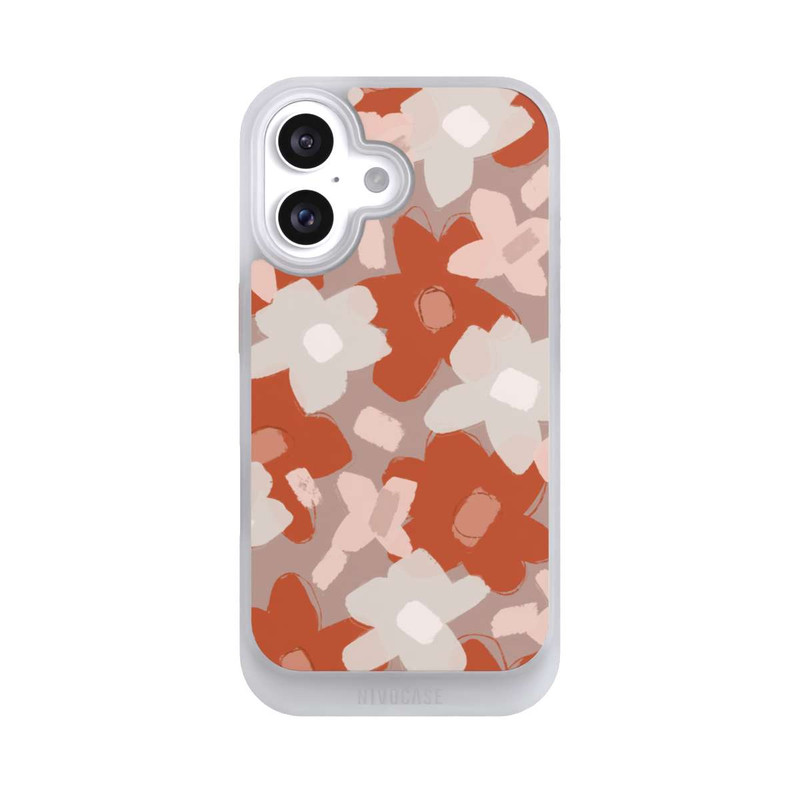 iPhone 16 NIVOcore Fleurs Mignonnes Pattern