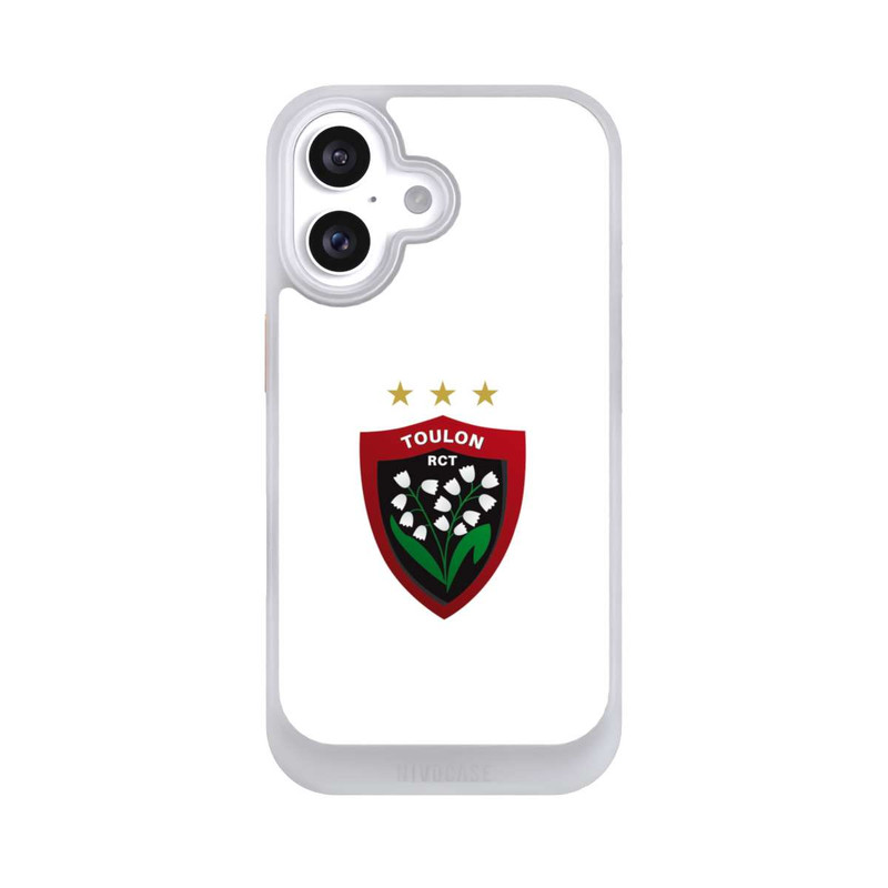 iPhone 16 NIVOcore RC Toulonnais Logo Weiß