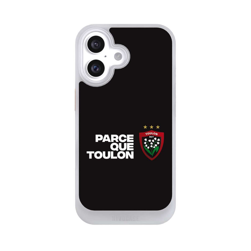iPhone 16 NIVOcore RC Toulonnais PQT Noir