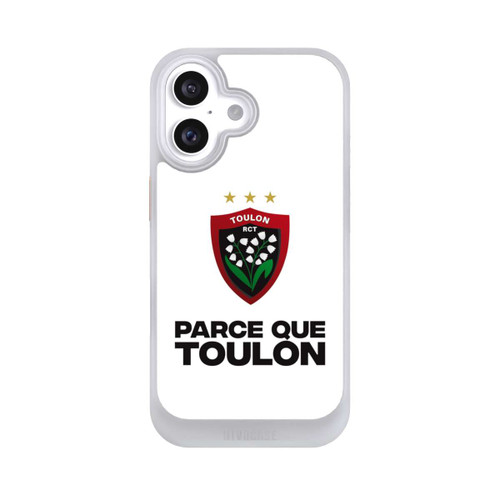 Apple iPhone 16 NIVOcore RC Toulonnais Blanc