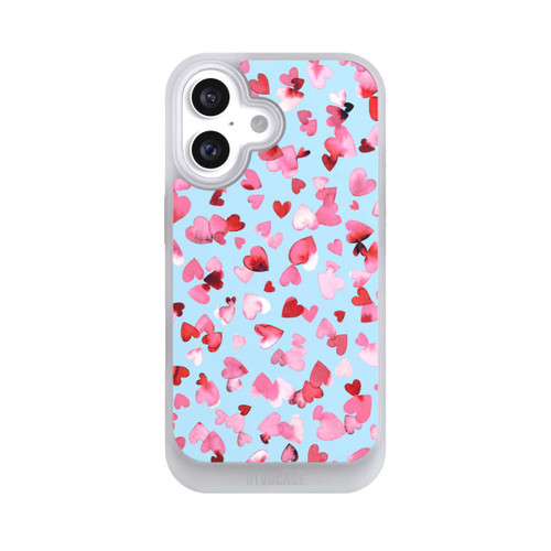 Apple iPhone 16 NIVOcore Valentinstagsherzen in rosa blau