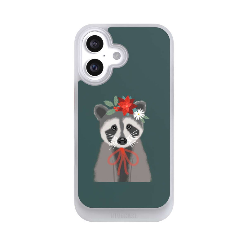 iPhone 16 NIVOcore raton laveur de Noël