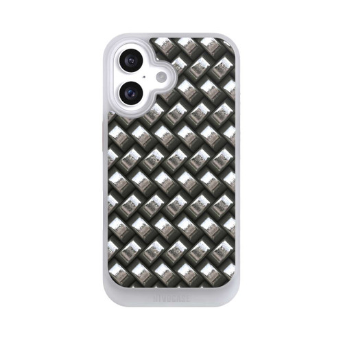 Apple iPhone 16 NIVOcore Glamour Silver Metal