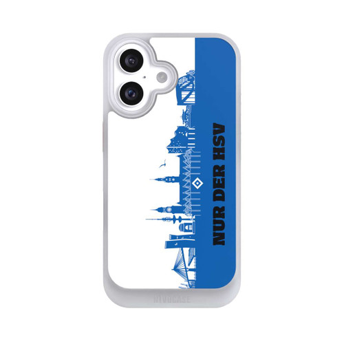 Apple iPhone 16 NIVOcore HSV Skyline Blau Weiß
