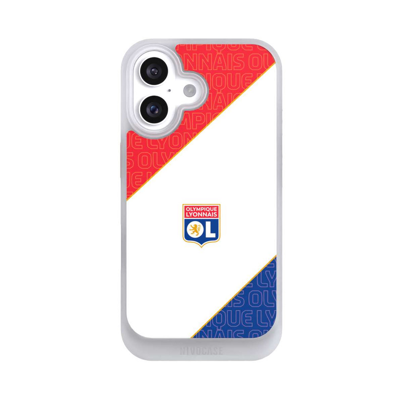 iPhone 16 NIVOcore Logo OL rouge et bleu