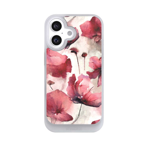 Apple iPhone 16 NIVOcore Wilde Mohnblumen Aquarell mit KI