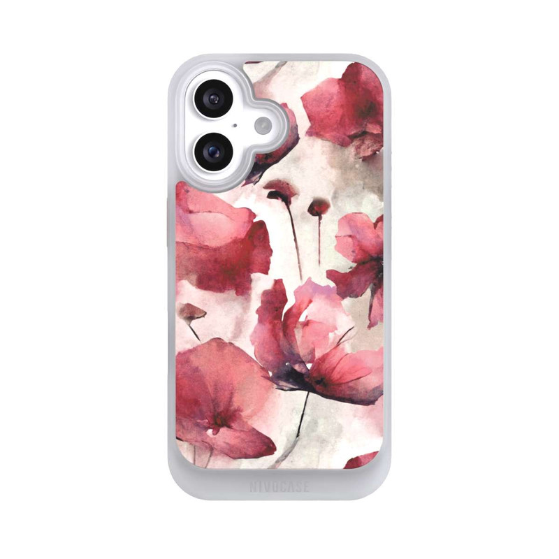 iPhone 16 NIVOcore Coquelicots sauvages avec IA