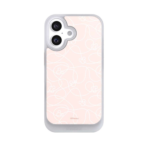 Apple iPhone 16 NIVOcore Micky Line Art Pattern Rose 