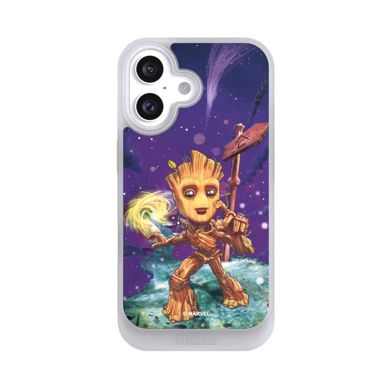 iPhone 16 NIVOcore Baby Groot Galaxy Touch