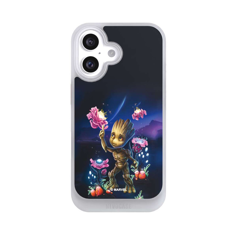 iPhone 16 NIVOcore Baby Groot Flowers